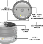 Collapsible Microwave Cover for Food - Image 3