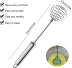 Stainless Steel Spring Coil Whisk 1 Pack, Wire Whip Egg Beater, Kitchen - Image 2