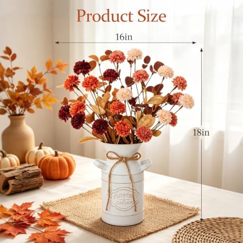 Fall Thanksgiving Table Decorations, Farmhouse Centerpieces for Tables - Image 5