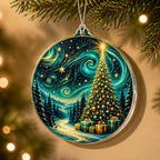 Christmas Ornament 2026, Northern Lights Ornament, Starry Night Beautiful Christmas Ornaments, Starry Night Gifts, Xmas Tree Decorations, Gift for Coworker, Friends, Family, Secret Santa Gift - Image 2