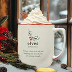 Certified International Christmas Fun Red Sayings 16 oz. Mugs, Set of 6 Assorted Designs by CERTIFIEDINTERNATIONAL