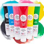 Ann Clark Gel Professional Grade Food Coloring Made in USA .7 oz, 6 Color by AnnClarkCookieCutters