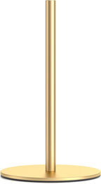 Gold Free-Standing Paper Towel Holder, Premium Stainless Steel Towel Holder by niffgaff