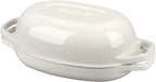 EDGING CASTING Enameled Cast Iron Oval Dutch Oven Pot by EDGINGCOOKWARE