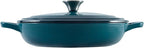 Flavehc Braiser Enameled Cast Iron Braiser 3 qt Braiser Pan - Image 9