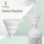 LOOCHICA 2 Pack Glass Soap Dispenser Set, Hand and Dish Glass Soap Dispensers - Image 5