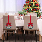 Retrowavy 12 Pcs Small Christmas Kitchen Cabinet Wreaths with Ribbon - Image 5