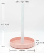 VROOMIUM Paper Towel Holder Countertop, Ceramic Base Easy-to-Clean, 1.5 lbs - Image 3