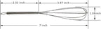 CHuangQi 7 inch Stainless Steel Whisk - Image 2