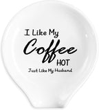 Funny Coffee Spoon Holder-Coffee Spoon Rest-Cafe Bar Station Accessories-I Like by Unknown