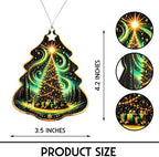 Christmas Decorations - Christmas Ornaments - 250 Anniversary USA Merchandise - Christmas Ornament 2026 - Stocking Stuffers - Gifts for Family Coworker car Hanging Accessories (Christmastree) - Image 3