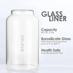 Delove 68 oz/2 Liter Glass Pitcher - Image 4