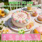 Edible Sprinkles for Cake Decorations,Pink White Pearls and Jimmies,Heart and Flowers,Bright Green Balloons Sprinkle Mix,Spring Candy Sprinkles for Cakes,Cupcakes,Dessert Tables & Party Favors,Food Grade Sugar Decorating for Brunch,Wedding Birthday & S... - Image 2