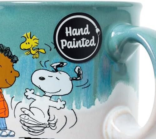 Silver Buffalo Peanuts Snoopy, Reactive Glaze Camper Mug, 20oz - Image 6