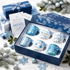 6 Pcs Winter Christmas Mugs Bulk 10oz Snowman Hot Cocoa Mug - Image 2