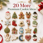 Mini Christmas Cookie Cutters Set 20 Pieces Stainless Steel Cookie Cutter Set for Baking -Christmas Tree,Snowman,Reindeer,Santa Face, Star,Stocking,Candy Cane,Gingerbread Man and More - Image 6