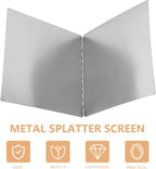 ABOOFAN Stainless Steel Oil-Proof Kitchen Shield 11.8 Inch Foldable Grease - Image 4