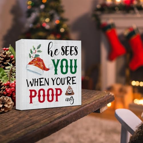 Funny Christmas Decor, Farmhouse Christmas Decorations - Image 5