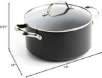 GreenPan Valencia Pro Hard Anodized Healthy Ceramic Nonstick 5QT Stock Pot - Image 10
