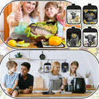 Jingmore 12 Pcs Christmas Highland Cattle Pot Holders with Pocket Gift Bulk - Image 5