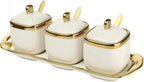 Porcelain Condiment Jar Spice Container - Image 2