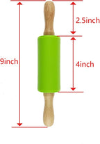 6 Pack Small Rolling Pin for Kids, Kids Rolling Pin for Home Kitchen - Image 2
