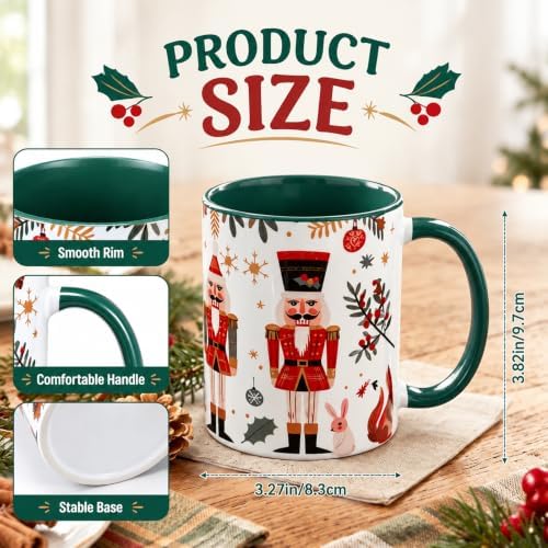 6 Pcs Christmas Nutcracker Gift Mug 11oz for Women Mom - Image 2
