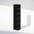 Furinno Reed Corner Shelf, 5-Tier Corner Bookshelf, Book Shelf, Corner Shelves - Image 3