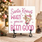 Christmas Wooden Signs Decor Funny Wood Plaque with Support Stand - Image 5