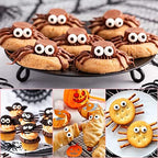 Sentovac 1cm Candy Eyeballs Eyes Edible Sugar Sprinkles Cookie Cake Cupcake Toppers Decorations Small Candy Eyes for Christmas Halloween Easter Cake Decorations Supplies - Image 7