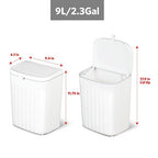 Glad Roomate Under Counter Waste Bin | Space Saving Small Trash Can - Image 2