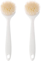 Facjoleco Dish Brush with Handle, Pot Brush, 2 Pack Kitchen Scrub Brushes by Unknown