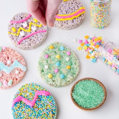 Sweets Indeed Sprinkles, 4 Pack, Edible Sprinkle Mix, Perfect for Cake Decorations, Baking, Ice Cream, Cookies, Cupcake Topper (Spring) - Image 7