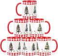 6 Pcs Christmas Tree Gift Mug 11oz for Women Mom by Acellegic