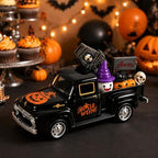 5 Inch Halloween Vintage Metal Truck Tiered Tray Decor - Image 3