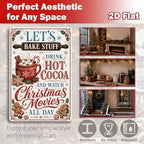 Christmas Kitchen Sign, Hot Cocoa Decor, Vintage Holiday Wall Art - Image 2