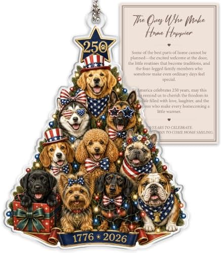 Funny Christmas Ornaments, Dog Christmas Ornaments, Dog Ornament by Rusaten