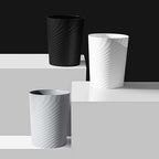 UUJOLY Plastic Small Trash Can Wastebasket, Garbage Container Basket - Image 3