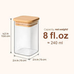 ComSaf 6Pcs 8oz Spice Jars - Image 3