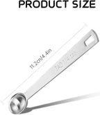 4 PCS 1/4 Teaspoon Single Measuring Spoon, Stainless Steel 1/4 Tsp Small - Image 2
