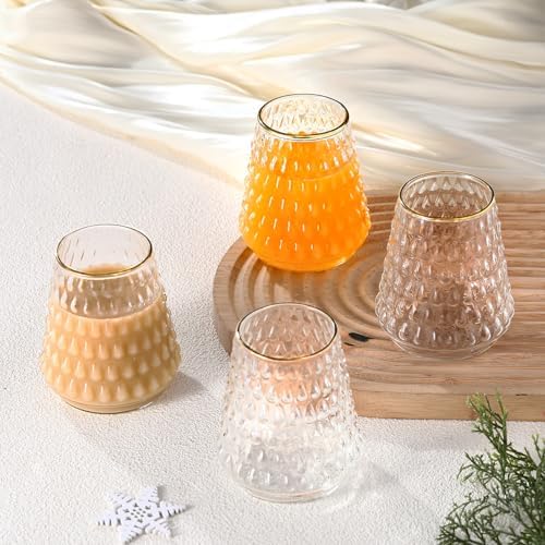 Didaey 4 Pcs Christmas Tree Glass Cups 10 oz for Coffee Tea Milk by Didaey