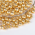 Gold Pearl Sprinkles,130g,Edible Candy Pearls for Baking Sprinkle Mix Size,Edible Sugar Cake Decorations,Cupcake Toppers,Cookie Donuts Ice Cream Decorating,Wedding Birthday Party by Sugarzy