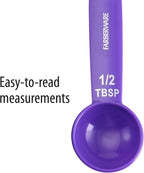 Farberware Set of 5 Measuring Spoons, Includes Detachable Ring - Image 4
