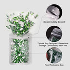 Green Sprinkles, Green White Cake Sprinkles Mix for Cakes, Cupcakes, 180g - Image 5