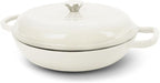 Enameled Cast Iron Dutch Oven, 3.8 Quart Pot by UFEH