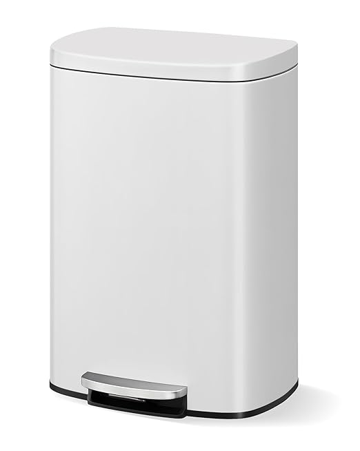 Garvee 13 gal / 50 L Metal Kitchen Trash Can by Garvee