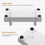 Napkin Holder for Table, Bamboo Iron Standing Napkin Dispenser for Kitchen - Image 5