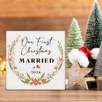 Our First Christmas Married Decor, Wedding Gifts for Couples - Image 4