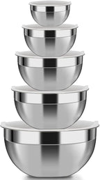 Mixing Bowls, Utensils for the Kitchen, Dishwasher Safe, 3.75L / 3.25L / 2.5L / by YUNYDSM