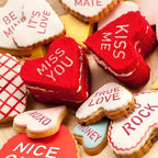 36 Pcs Valentine's Day Conversation Hearts Cookie Stencils for Baking - Image 4